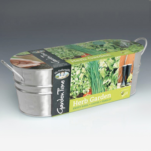 Garden Time Range  Windowsill Herb Garden Kit from Mr Fothergill\u002639;s Seeds and Plants