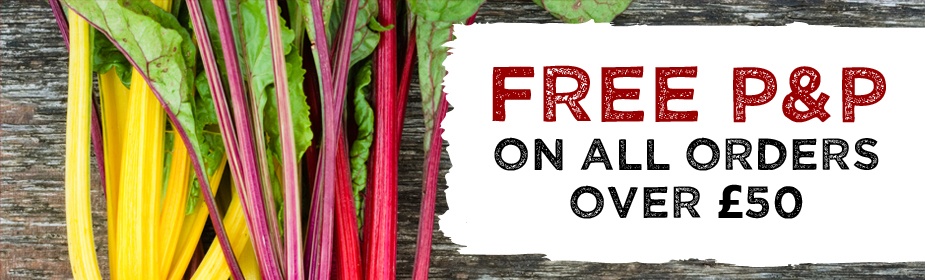 FREE P&P On All Orders Over £50